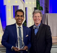 Dr. Sharma and Dr. Angood at 2025 AAPL Awards