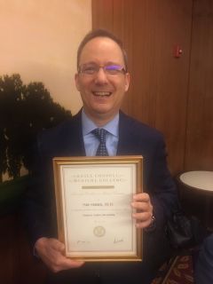 Dr. Sam Senturia, 2019 Excellence in Medical Education Awardee